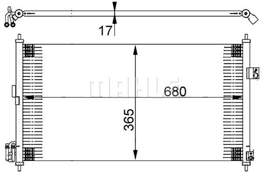 Condenser Air Conditioning 8FC351302-251 by BEHR