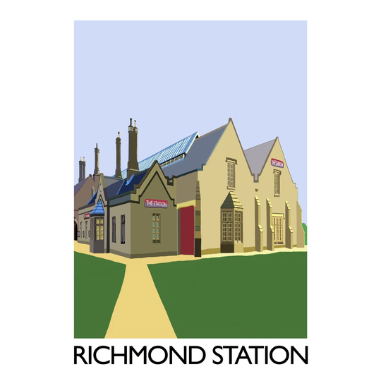 Richmond Station by Richard O'Neil - Graphic Art Print on Paper