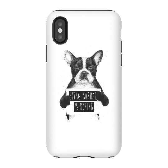 Balazs Solti Being Normal Is Boring Phone Case for iPhone and Android - iPhone X - Tough Case - Gloss