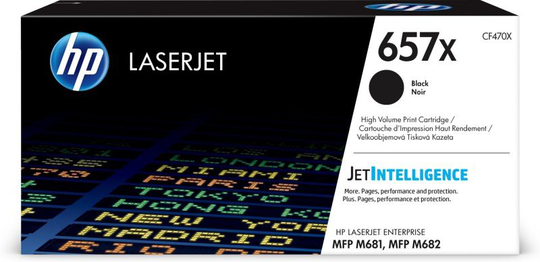 HP 657X High Yield Black Original Toner Cartridge - CF470X