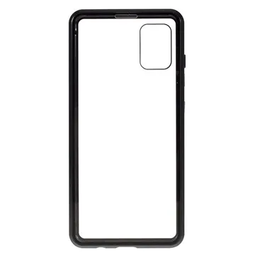 Samsung Galaxy A51 Magnetic Case with Tempered Glass - Black