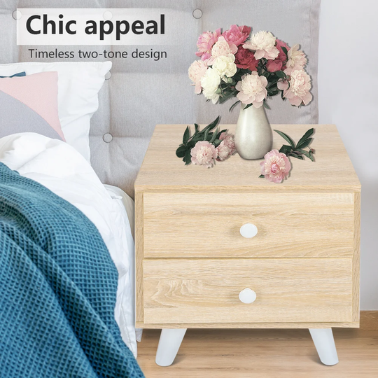 Seren 2 Drawer Bedside Table