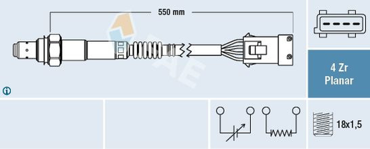 Lambda Sensor 77411