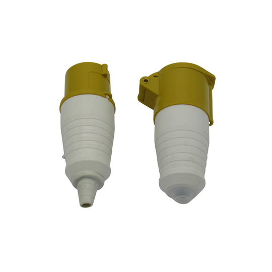 Caravan Hookup Plug and Socket 110V 16A (Connector Mains Adapter IP44)