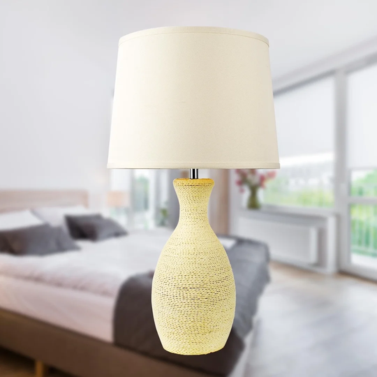 Cream String 53Cm Lamp