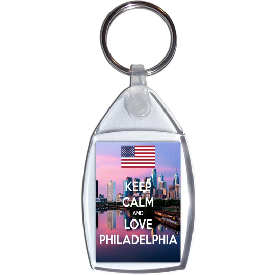 Keep Calm and Love Philadelphia - Keyring
