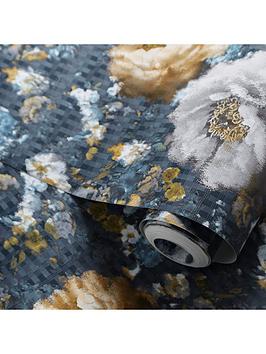 Clarke & Clarke Fusion Camile Wallpaper - Teal