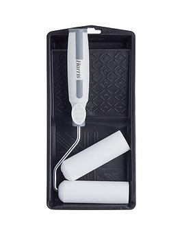 Harris Seriously Good Woodwork Gloss Mini Roller Set 4In - 228 Grams