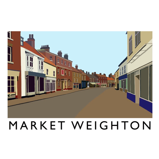Market Weighton 2 by Richard O'Neil - Graphic Art Print on Paper