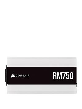 Corsair Rm Series (2021), White, Rm750, 750 Watt, 80 Plus Gold Certified, Fully Modular Power Supply, Eu Version