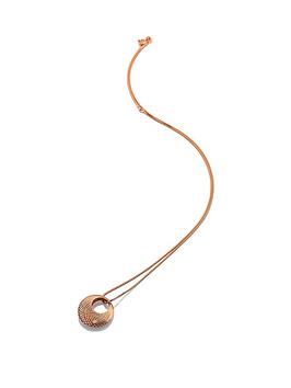 Hot Diamonds Quest Filigree Circle Pendant - Rose Gold, Rose Gold, Women