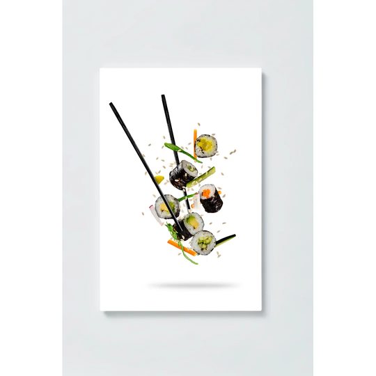 Sushi Motif Magnetic Wall Mounted Cork Board