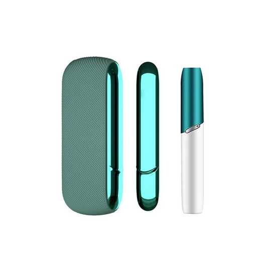 (Green) Cap + Case + Side For Iqos 3.0 Cap Magnetic Pc Side Cover Iqos 3 Duo Decoration Accessories