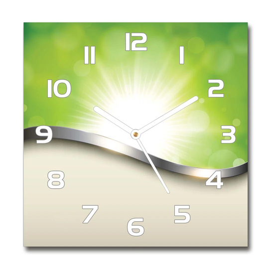 Abstraction Silent Wall Clock