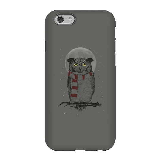 Balazs Solti Owl And Moon Phone Case for iPhone and Android - iPhone 6 - Tough Case - Matte