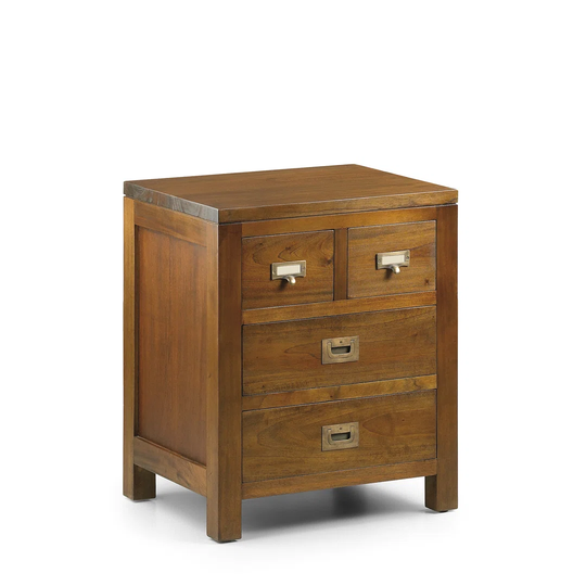 Flamingo 4 Drawer Bedside Table