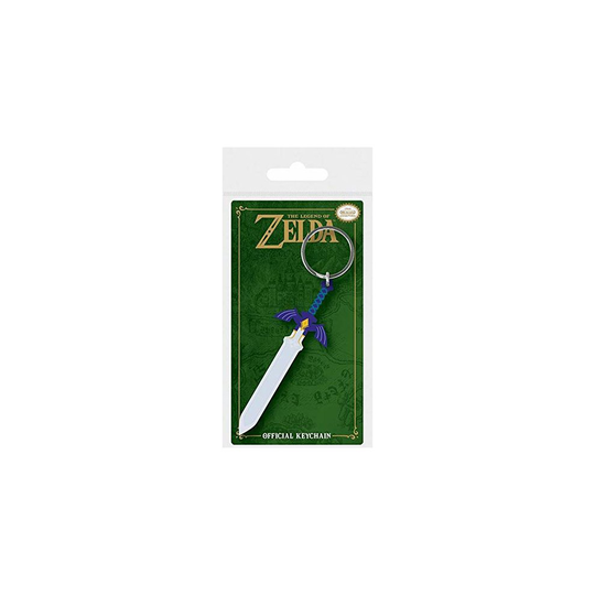 Pyramid International The Legend of Zelda-Master Sword Rubber Keychain, Multi-Colour, 4 x 6 x 1.3 cm