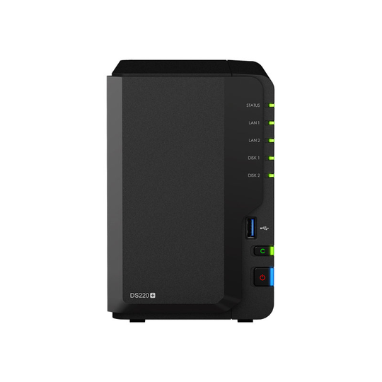Synology DS220+ 4TB (2 x 2TB WD RED) - 2 Bay Desktop NAS Unit