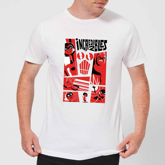 The Incredibles 2 Poster Men's T-Shirt - White - S - White