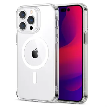 ESR CH HaloLock Mag iPhone 14 Pro Max Hybrid Case - Clear