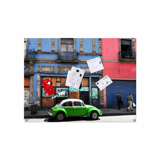 Cuba Magnetic Wall Mounted Photo Memo Board