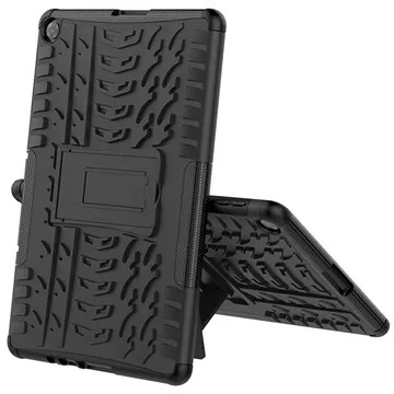 Huawei MatePad T10/T10s Anti-Slip Hybrid Case with Kickstand - Black