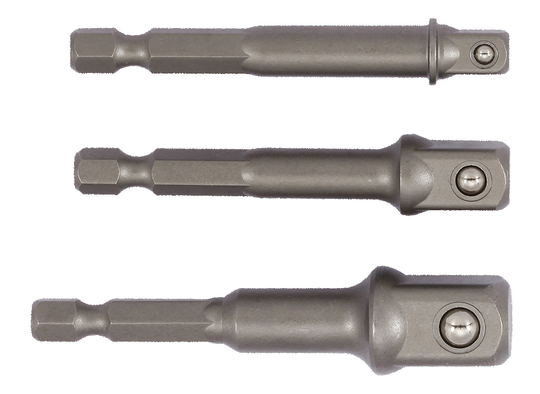 Adapter set for drills 1/4 ", 3 pcs. 100301