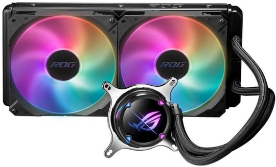 ASUS ROG Strix LC II 280 ARGB all-in-one liquid CPU cooler with Aura Sync