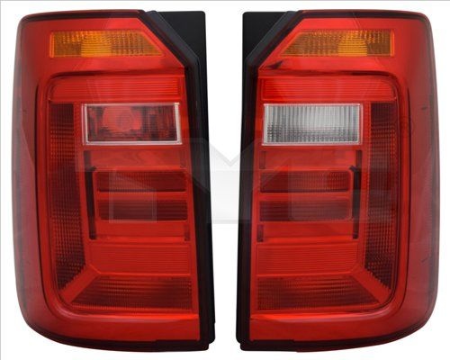 Combination Tail Light 11-12971-01-2 TYC 1112971012
