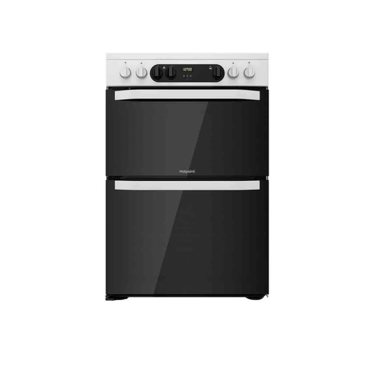 Hotpoint Hdm67V9Cmw/U 60Cm Double Oven Electric Cooker - White