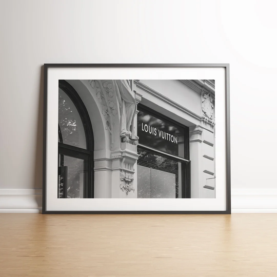 Louis Vuitton Store Front by Vouvart - Picture Frame Photograph