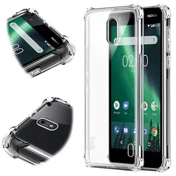 Nokia 2 Imak Anti-scratch TPU Cover with Screen Protector - Clear