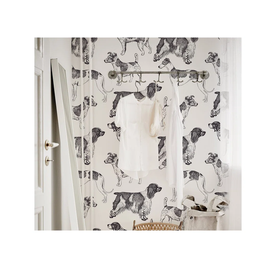 Thatcham Vintage Dogsromantic Vintage Wallpaper
