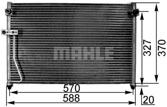 Condenser Air Conditioning 8FC351300-421 by BEHR