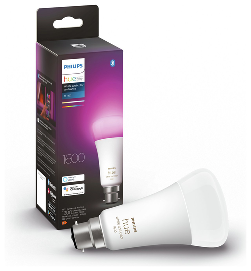 Philips Hue B22 Colour Smart Bulb With Bluetooth