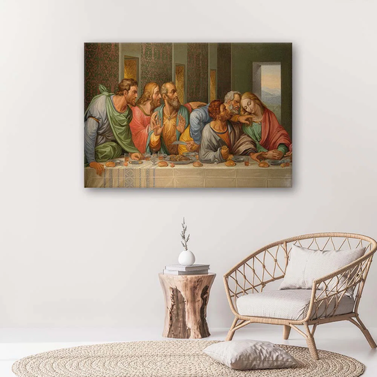 Canvas Print Last Supper Leonardo Da Vinci