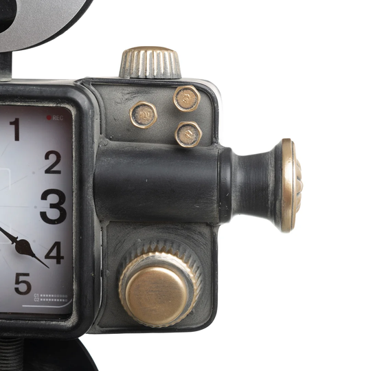 Analog Quartz Tabletop Clock in Black