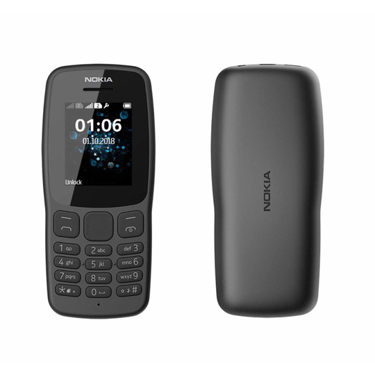 (Unlocked) Nokia 106 (2018) Dual Sim | 4MB | | 4MB RAM