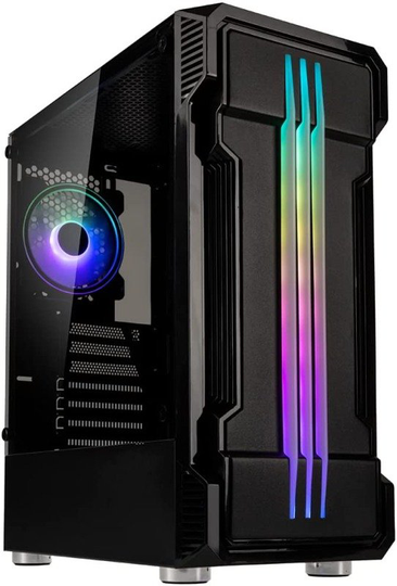 Kolink Inspire Series K10 ARGB Midi Tower Gaming Case - Black Window
