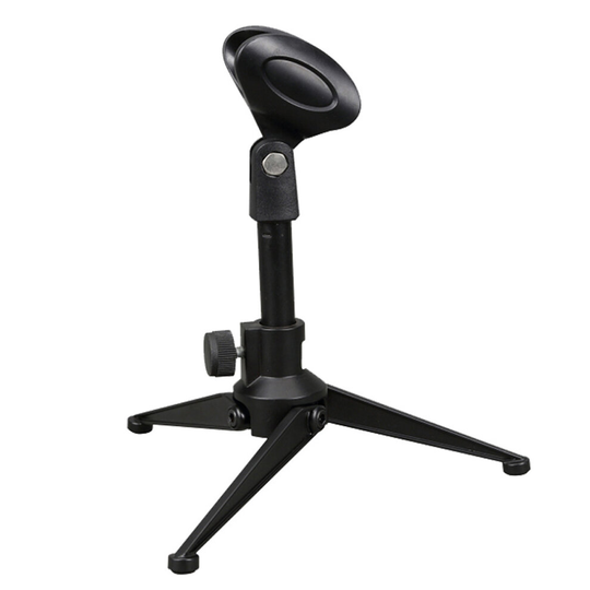 Portable Desktop Adjustable Microphone Tripod Bracket Mic Stand Mount Holder