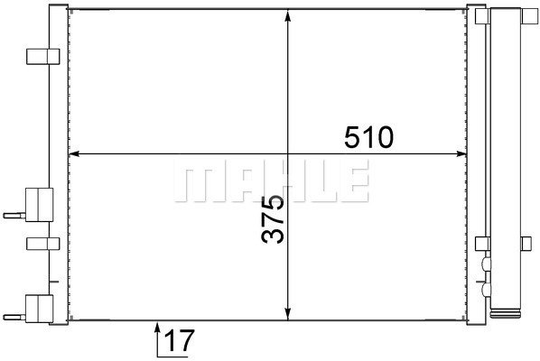 Condenser Air Conditioning 8FC351319-391 by BEHR