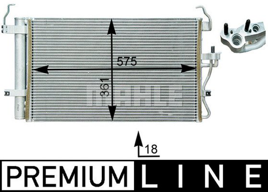 Condenser Air Conditioning 8FC351302-351 by BEHR