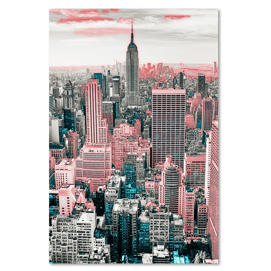 Canvas Print, Cities And Pink Architecture 16342