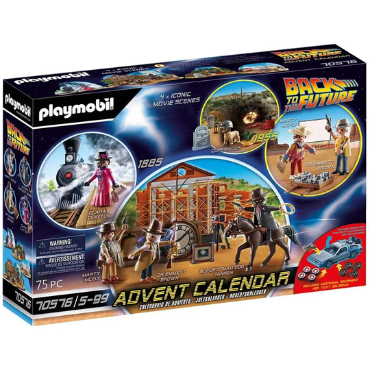 Playmobil Advent Calendar - Back To The Future Part Iii 70576