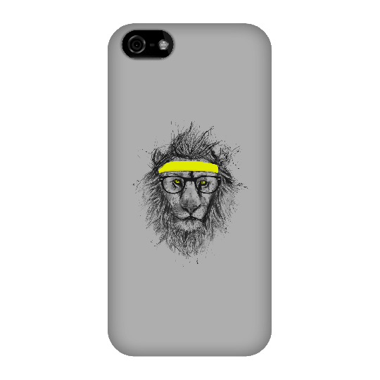 Balazs Solti Lion And Sweatband Phone Case for iPhone and Android - iPhone 5C - Snap Case - Matte