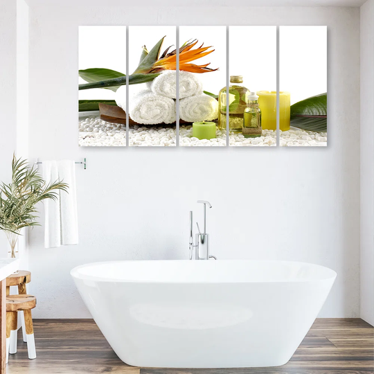 Canvas Print Zen Spa Flower Oil