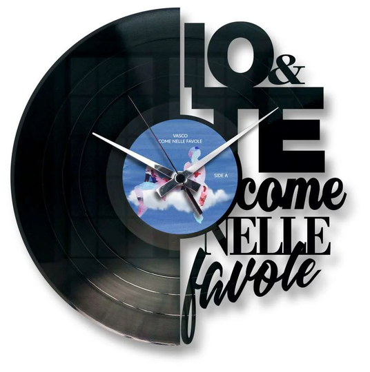 Like in Fairy Tales Vinyl 30cm Silent Wall Clock