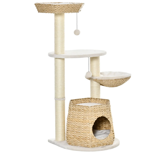 Pawhut Multi-level Cat Tree Activity Centre - Brown