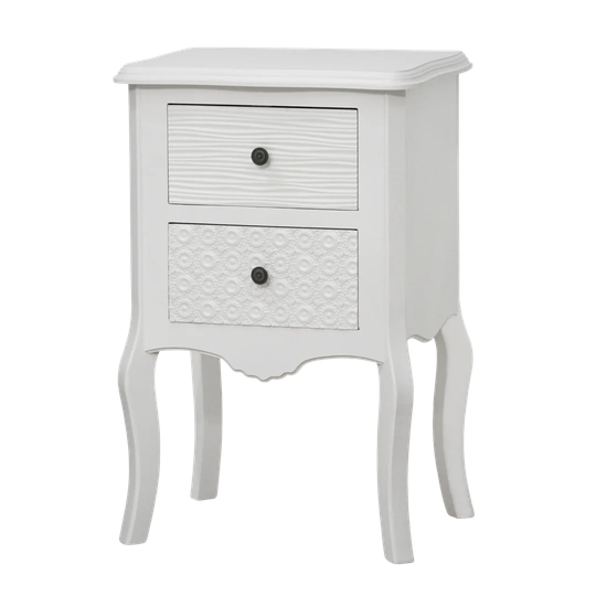 Montcalm 2 Drawer Bedside Table