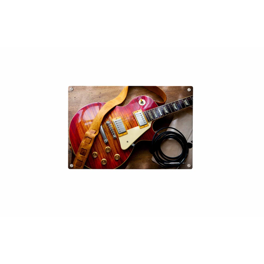 Guitar Magnetic Wall Mounted Photo Memo Board
